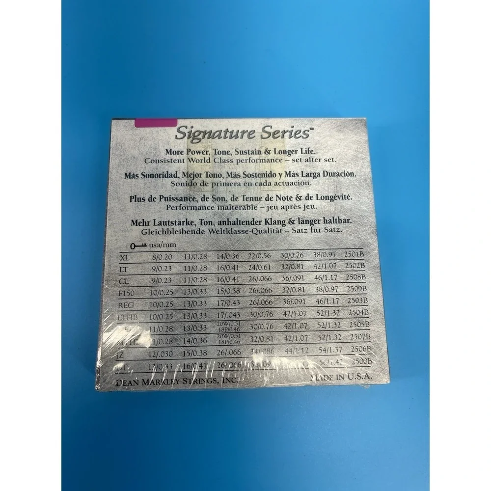 Dean Markley NickelSteel Electric Signature Series DT-2500B Guitar Strings 13-56